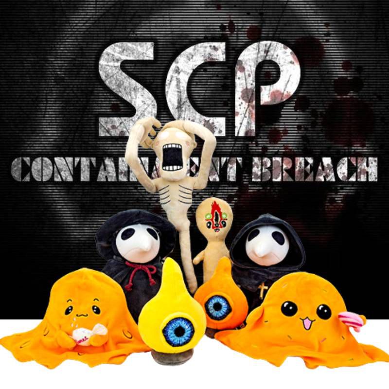 Cute Halloween Plague Doctor Series Scp Foundation Plush Doll Scp-999 Scp-049 Scp-131