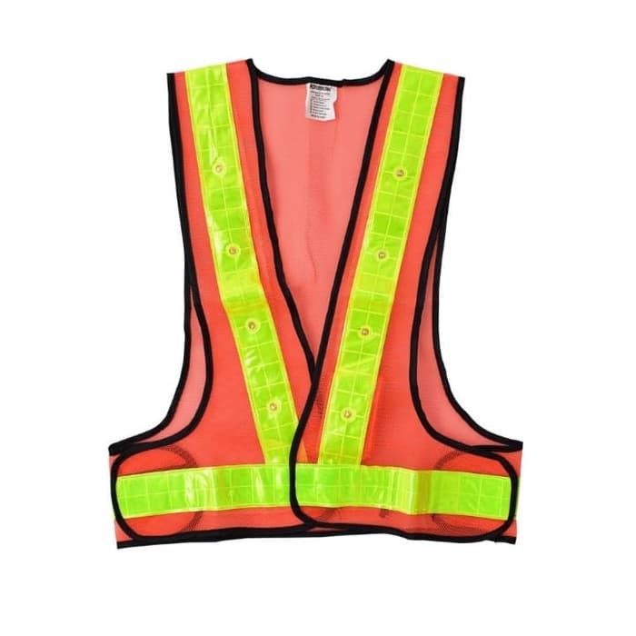 Jual Krisbow Rompi Pengaman Safety Vest Lampu LED Krisbow Reflektor