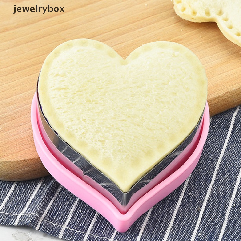 (jewelrybox) Cetakan Pemotong Roti / Sandwich / Kue Kering Bahan Stainless Steel Untuk Baking