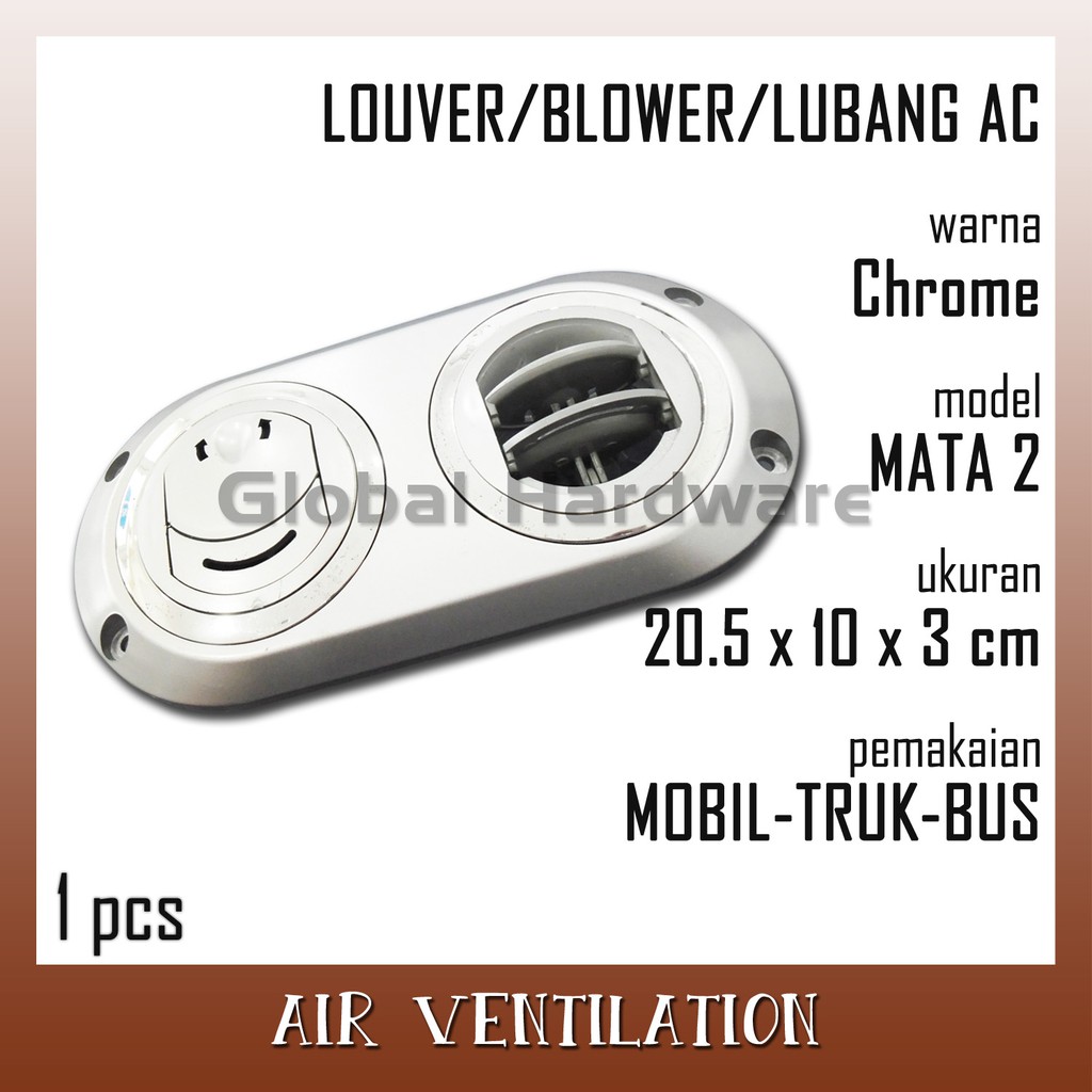 Louver Lover Louwer Lower Kisi AC Air Vent Ventilation Tutup Ventilasi Lubang Angin Bus Mobil 03
