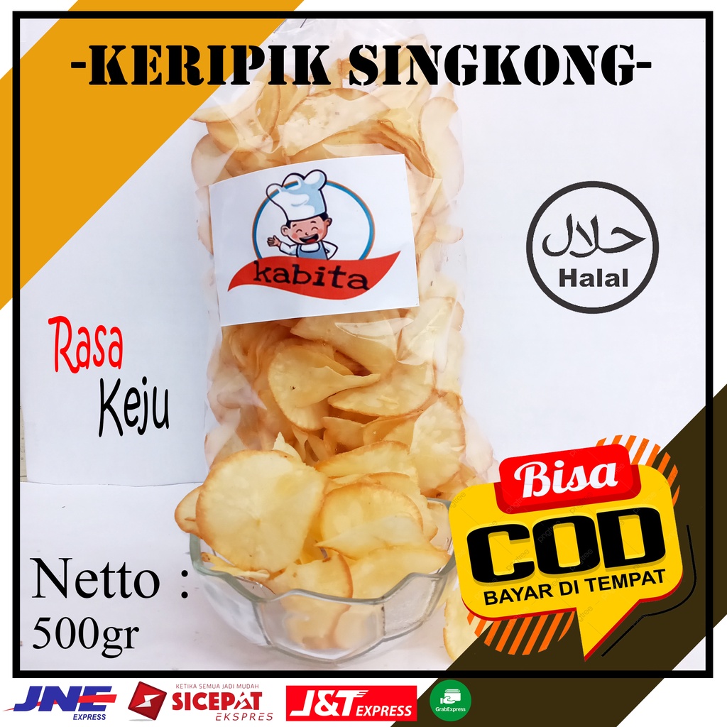 

Makanan Ringan Keripik Singkong Rasa Keju 500gr - Snack Instan kripik Murah - Cemilan ringan