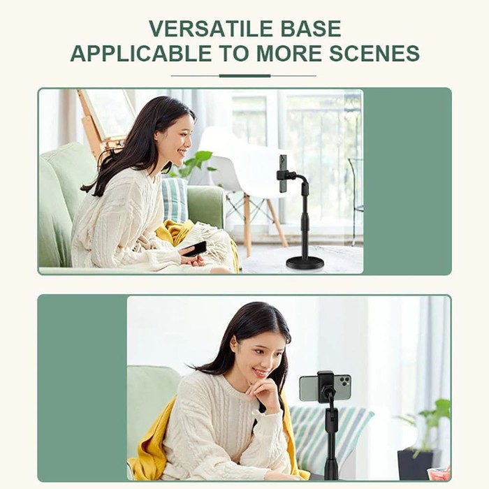 DESKTOP STAND BERDIRI MEJA HOLDER HANDPHONE 360 ROTARY FLAT LAY ADJUST