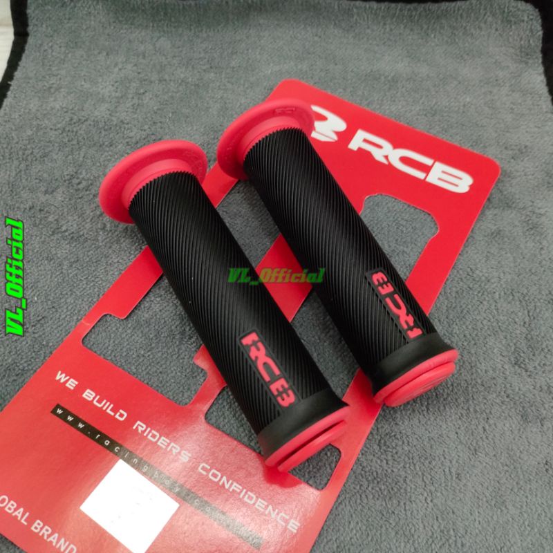 Handgrip sarung gas rcb original hg 55 66 grip rcb racing boy original handfat rcb warna merah biru kuning hitam grey