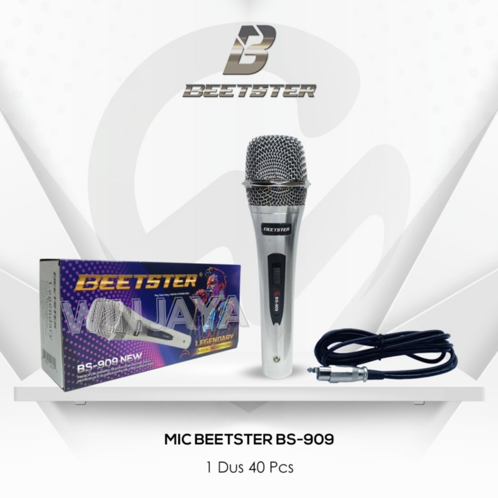 MIC KARAOKE KABEL BEETSTER BS 909 NEW MURAH MIC KABEL MIKROFON MURAH