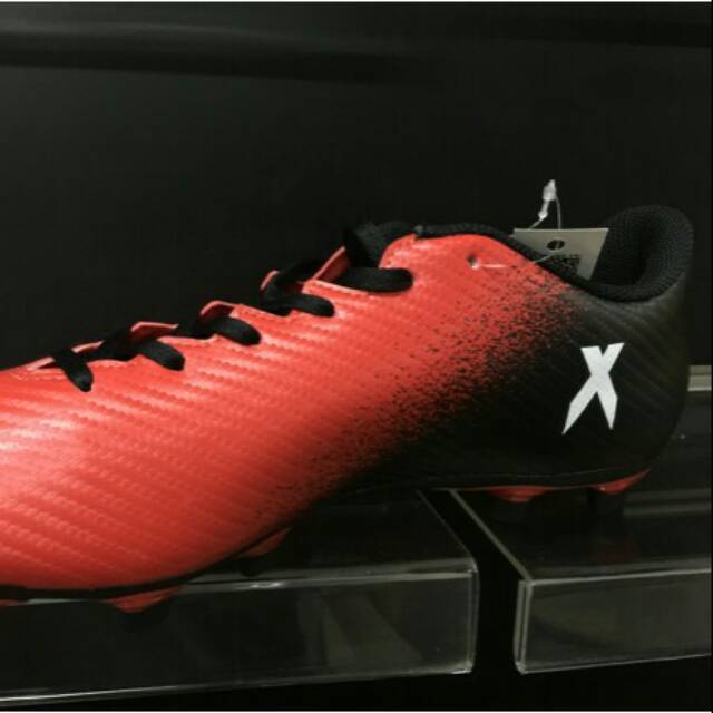 NEW Sepatu bola adidas original X 16.4 FXG red/black/white
