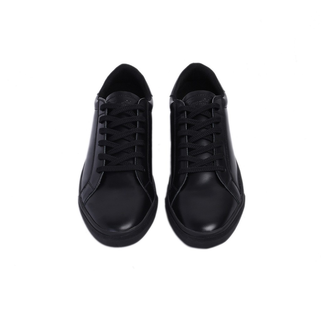 Blanco Black | Sepatu Sneakers Kulit Asli Hitam Casual Kasual Polos Ori Footwear | FORIND x Zapato