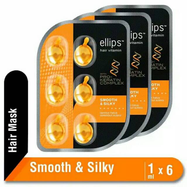 Elips Vitamin Rambut ISI 6 KAPSUL~ELIPS ORIGINAL 100 % (GROSIR)