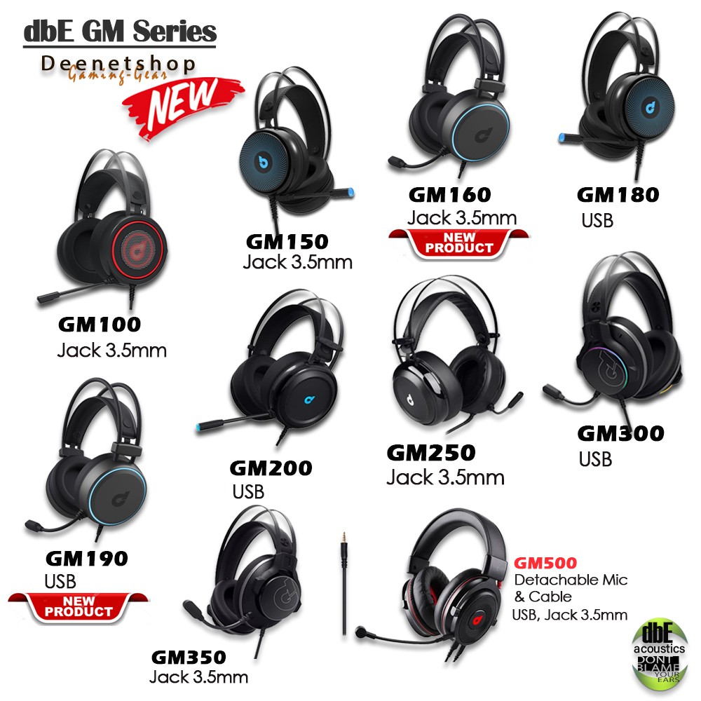 dbE GM Series - GM100 / GM150 / GM160 / GM180 / GM190