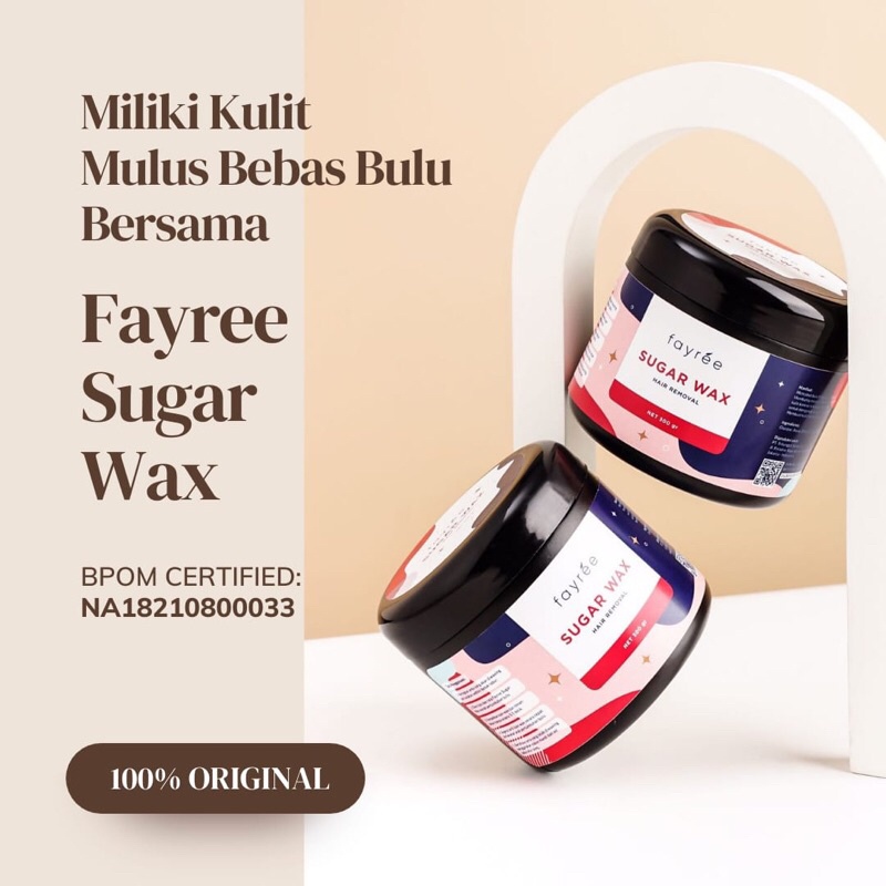 (BIG SIZE) 𝗕𝗣𝗢𝗠 Fayree Sugar Wax / Extra Strong Formula / Waxing Ketiak / Waxing Kit / Penghilang Bulu / Pencabut Bulu