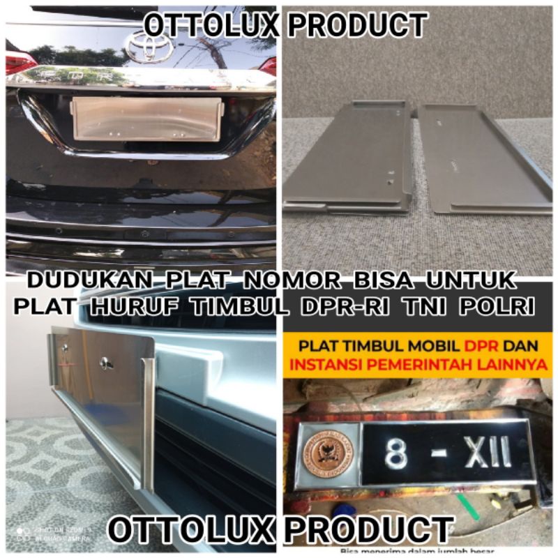 DUDUKAN PLAT NOMOR MOBIL BISA UNTUK PLAT HURUF TIMBUL DPR-RI TNI POLRI
