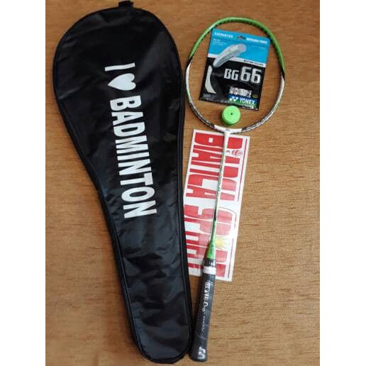 Jual raket badminton original HI-QUA FIGHTER ZX 77 Berkualitas