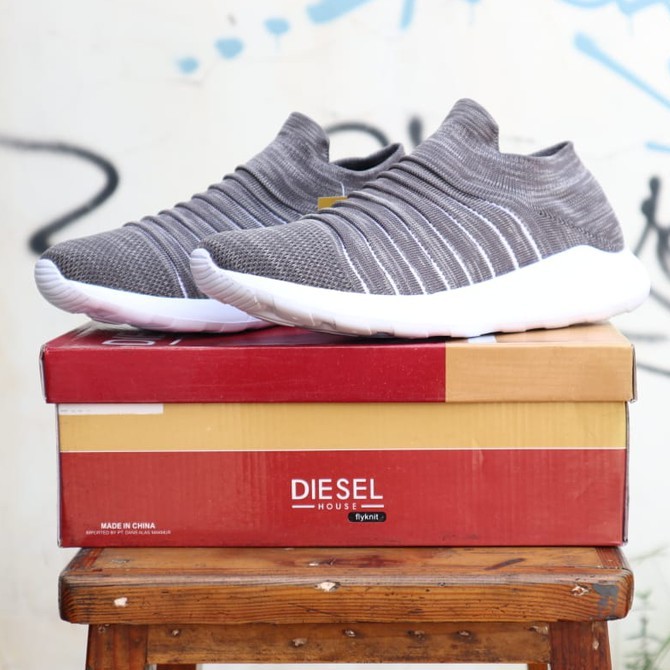 DESLE KNIT SNEAKERS PRIA KASUAL -SEPATU DESLE ORI PROMO TERMURAH