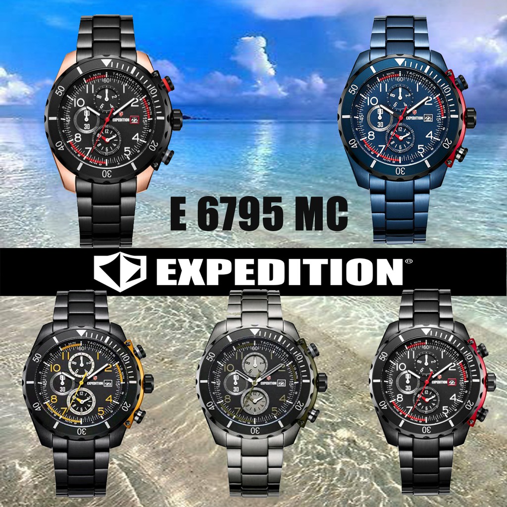 Expedition E 6795 Jam Tangan Pria Dia 4,8 Cm Original