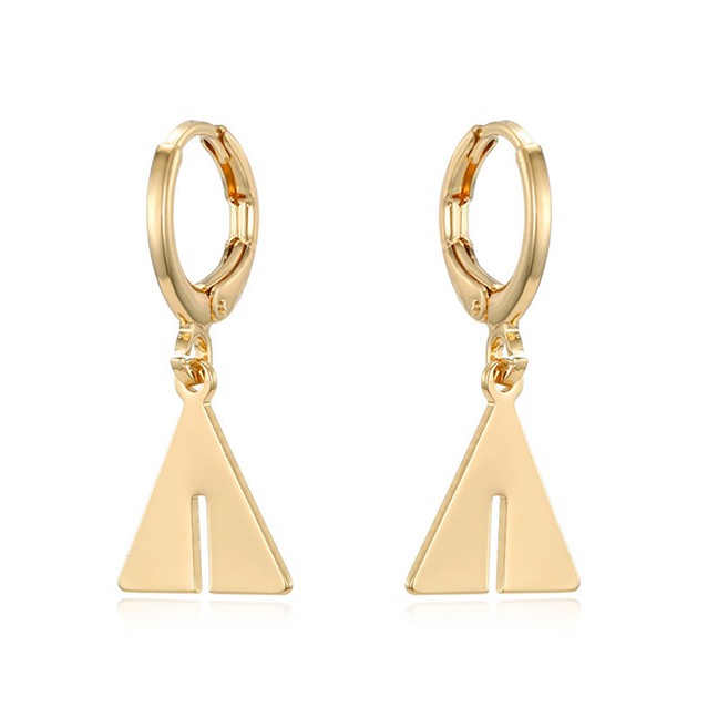 LRC Anting Tusuk Fashion Triangle Geometric Earrings D46070