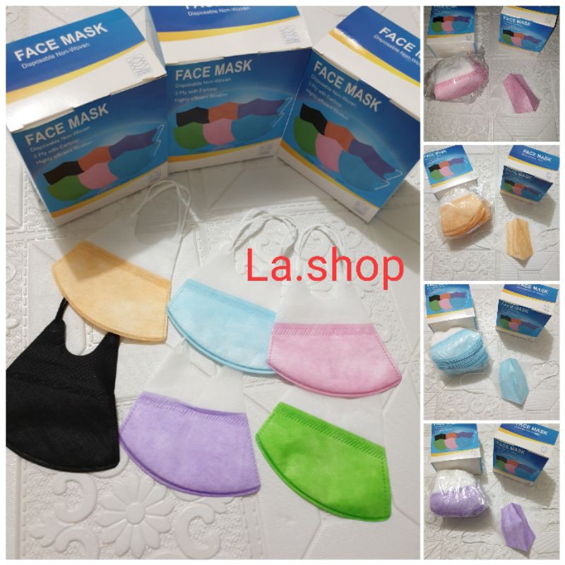 Masker Duckbill warna isi 50