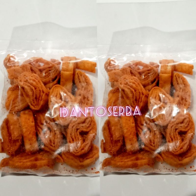 

cemilan pedas pangsit balado pedas enak renyah gurih makanan ringan Snack cemilan murah