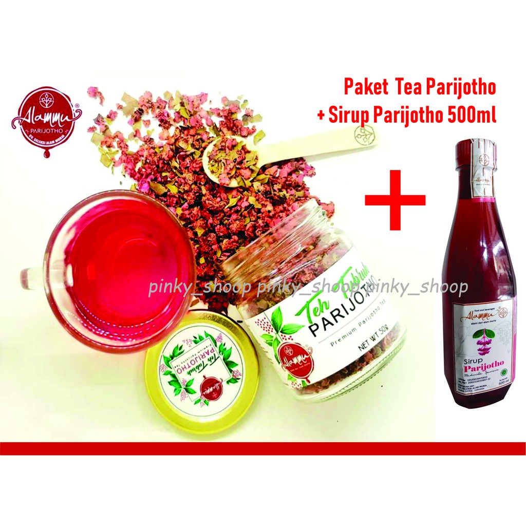 

Paket Hemat Sirup Parijotho 500 ml + Teh Tubruk Parijotho