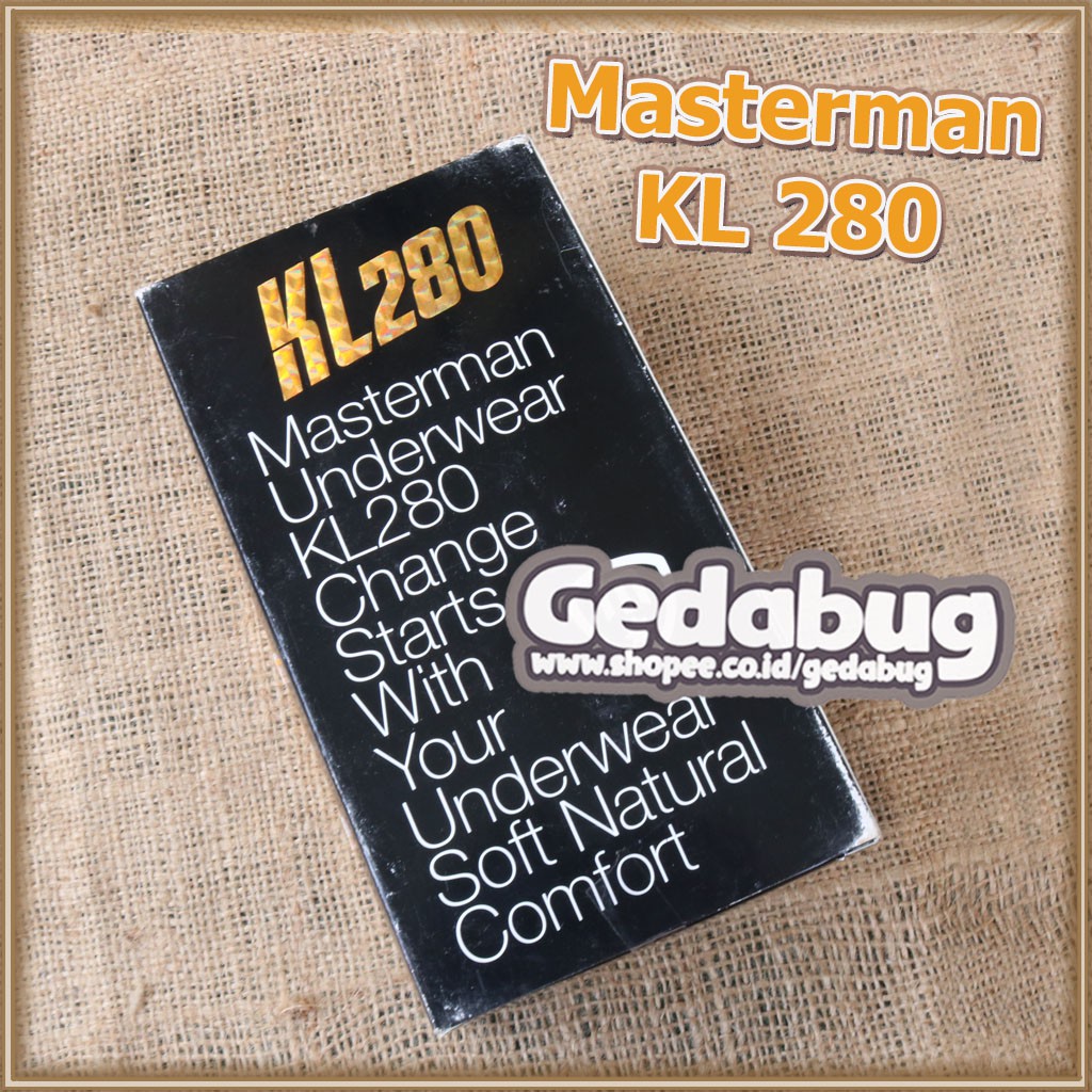 3 Pcs - CD MASTERMAN KL 280 | Celana Dalam Pria Karet Boxer | Celana Dalam Berkualitas