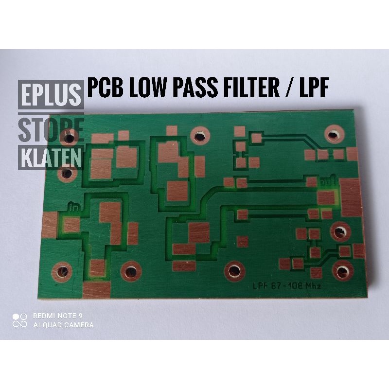 PCB LPF Low Pass Filter amplifier broadcast FM VHF desain eplus fiber