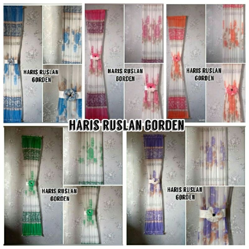 Gorden Minimalis kupu kupu/ Gorden Kupu-Kupu/gorden jendela/gorden pita/gorden terbaru