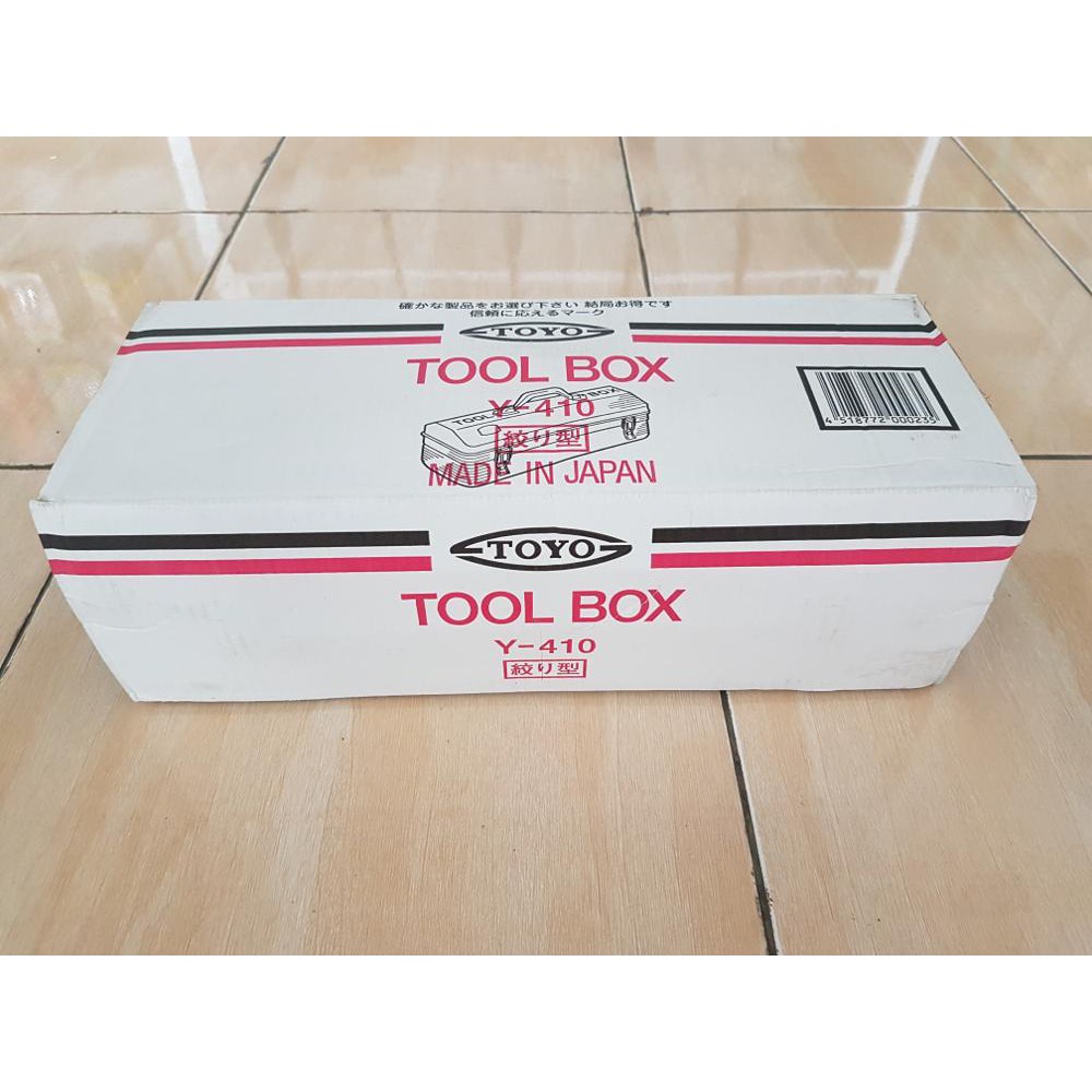 TOYO Y-410 Tool Box Besi 1 susun made japan / kotak