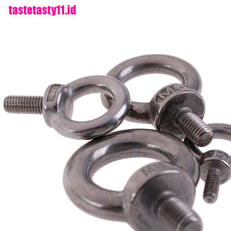 1 Pc Sekrup Cincin Loop Lubang Pengangkat Bahan 304 Stainless Steel Untuk Marine