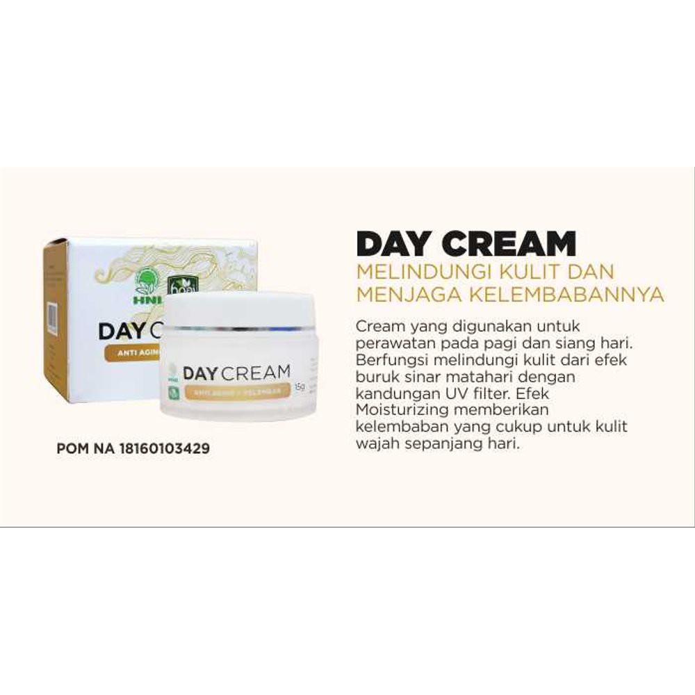 

Day creame HPAI (ANTI AGING PELEMBAB KRIM SIANG SPF KECANTIKAN WAJAH KOLAGEN HALAL JERAWAT PEMUTIH)