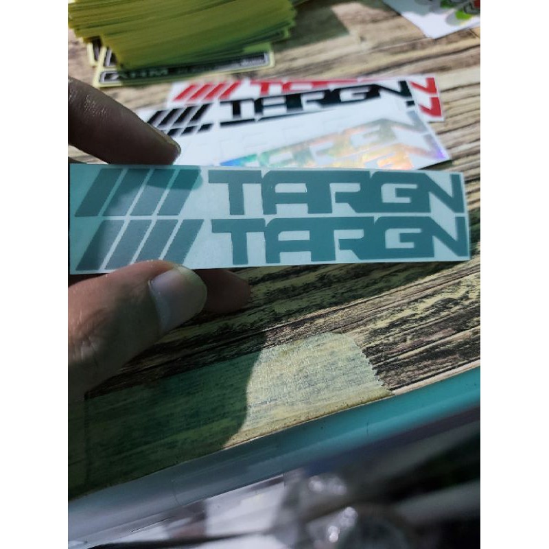 STICKER TARGN TEAM AROGAN NEW CUTTING