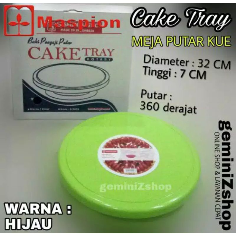 Cake tray/Meja dekorasi kue/meja penghias kue