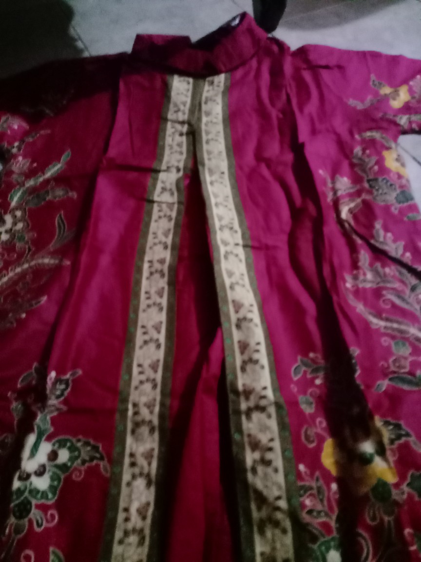 Tunik Marisa Cibulan Santika Batik Solo Seragam Kantor Muslim Midi Cantiksssss