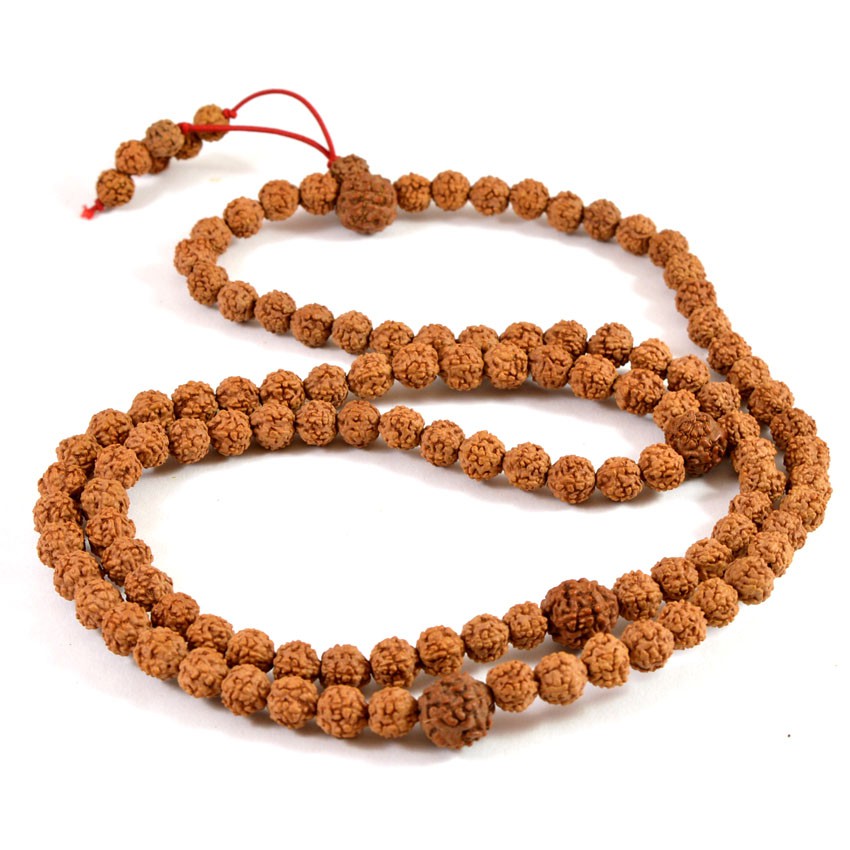 TASBIH BUDHA 108 / JAPAMALA GANITRI / RUDRAKSHA