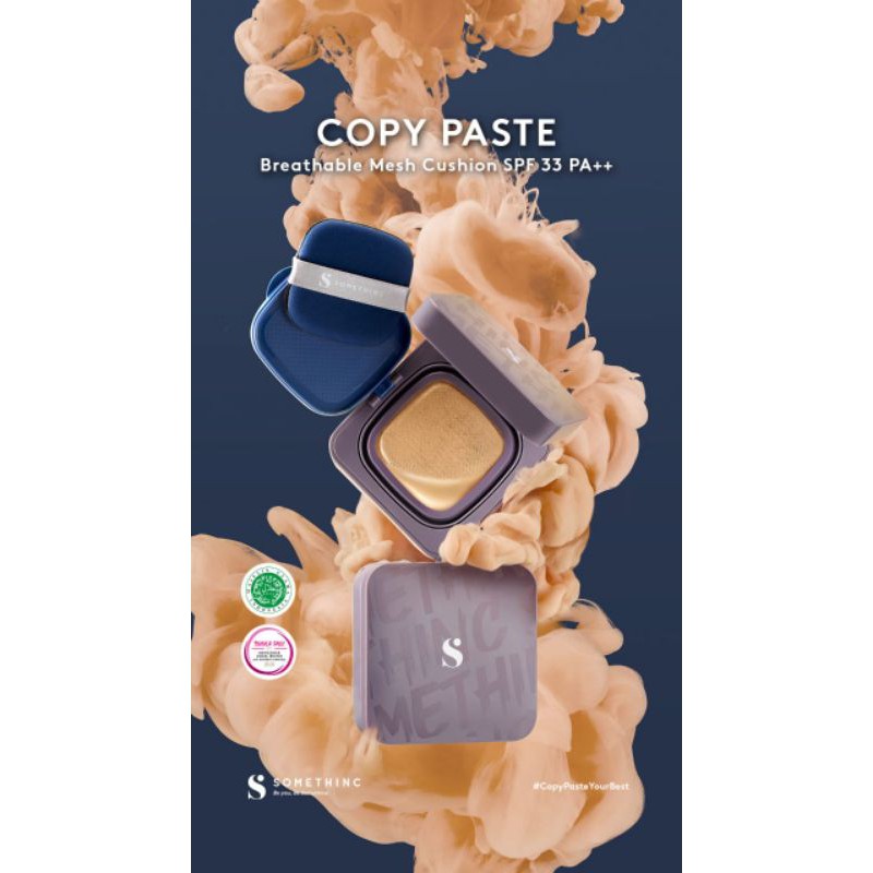 CUSHION SOMETHINC COPY PASTE BREATHABLE MESH CUSHION SPF 33 PA++ / BEDAK CUSHION SOMETHINC