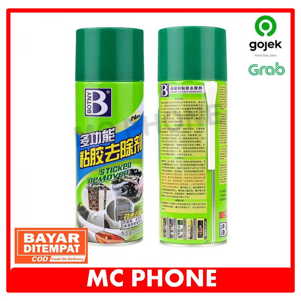 Sticker Remover Spray Penghapus Sticker &amp; Bekas lem  260 ml Praktis Dan Serbaguna