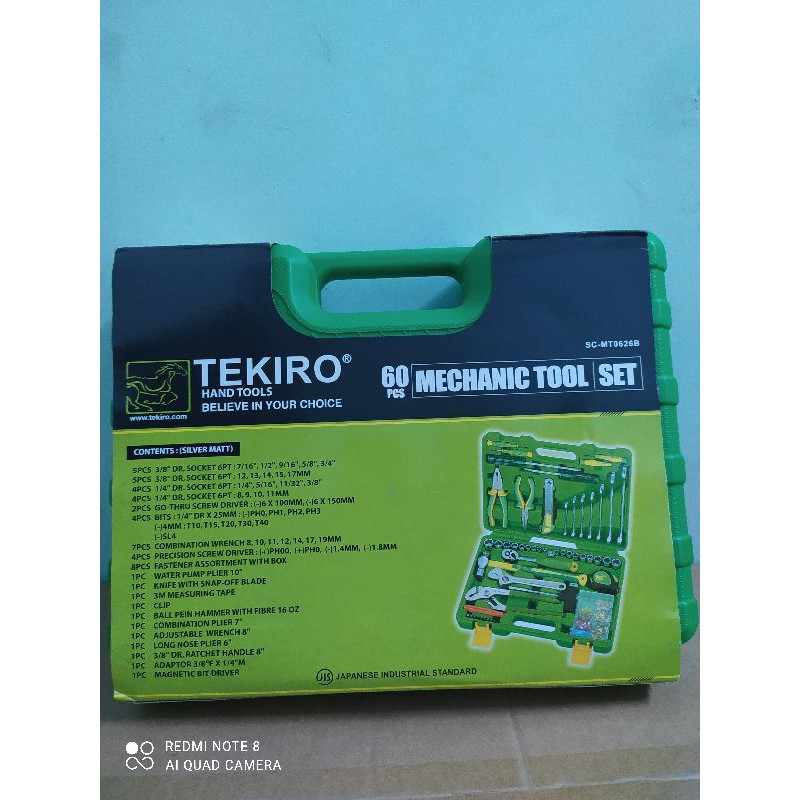 Toolkit Set 60pcs Tekiro