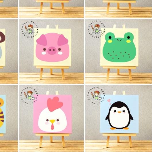 

DIY PAINT BY NUMBER KANVAS 20X20 - pinguin