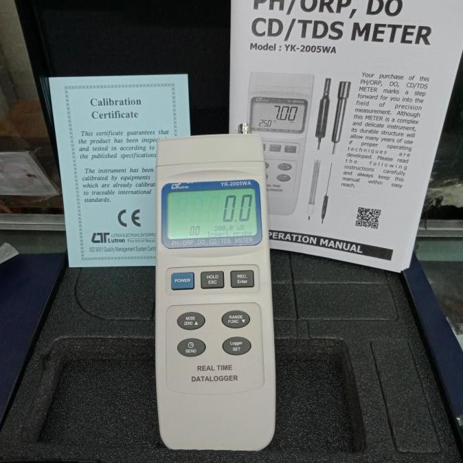 Ph Orp Do Cd/Tds Meter Lutron Yk-2005Wa (Sensor Probe Belum Termasuk)