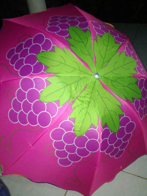 Payung Lipat 3 Motif Buah / Fruit Umbrella