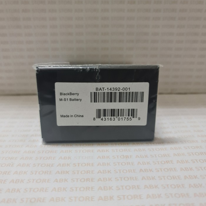 Batre Baterai Battery Blackberry BB Bold Onyx 9700 9780 9900 M-S1 ORI