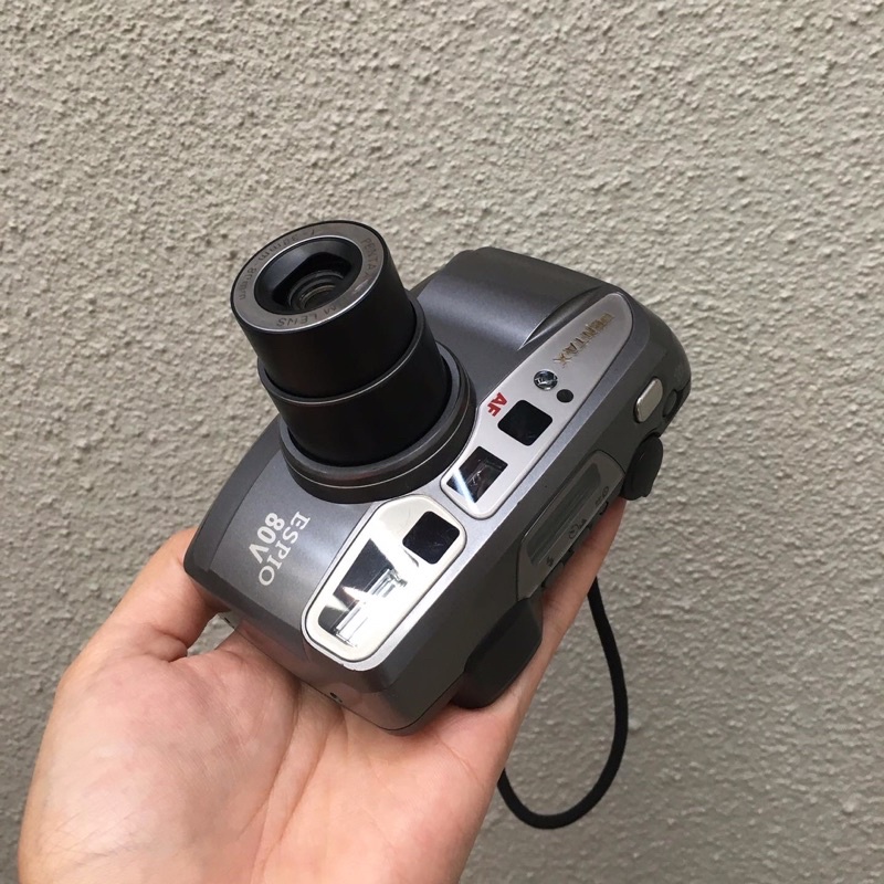 kamera analog 35mm PENTAX ESPIO 80V mulus normal bonus baterai