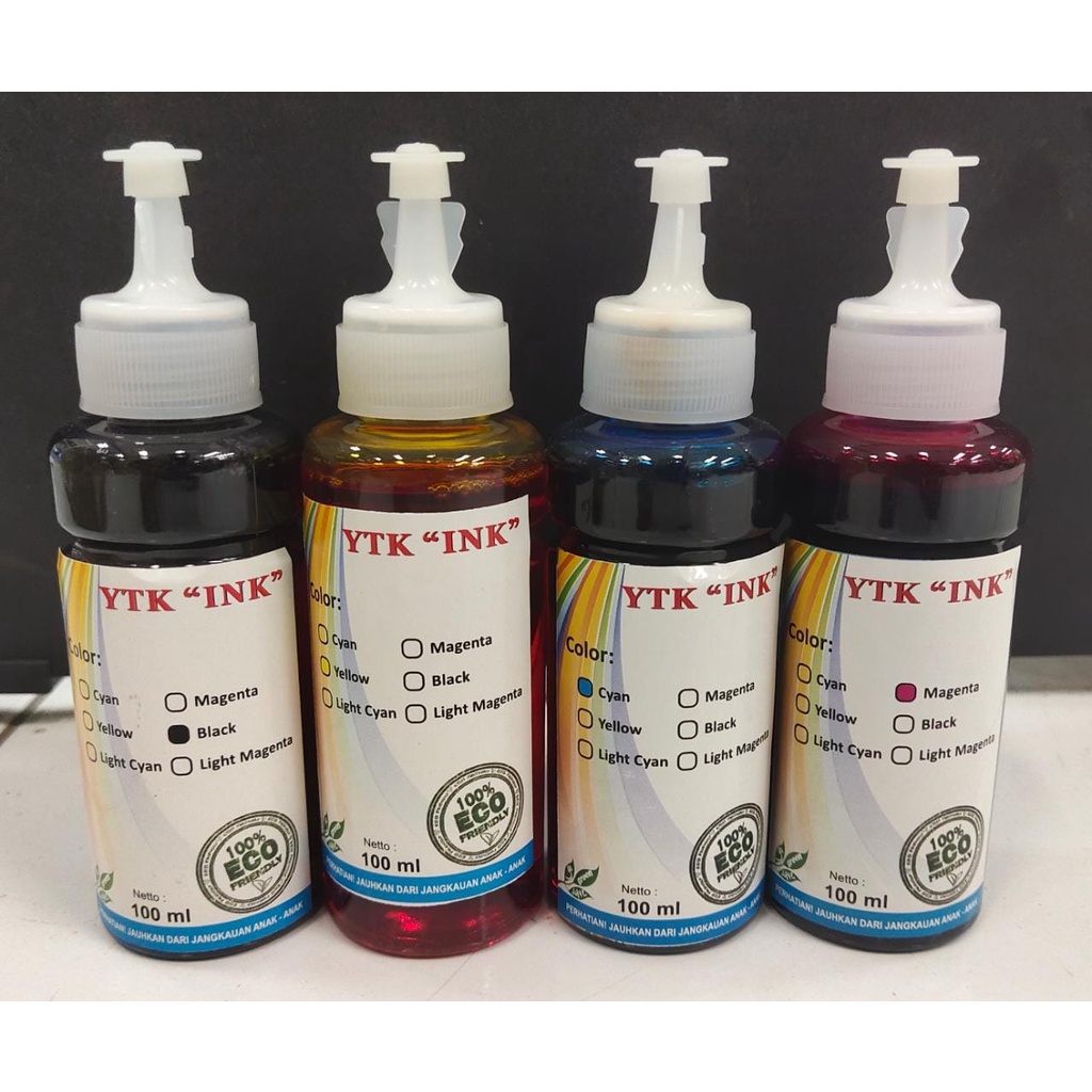 TINTA YTK REFILL 100ML INK UNIVERSAL PRINTER CANON - EPSON - HP