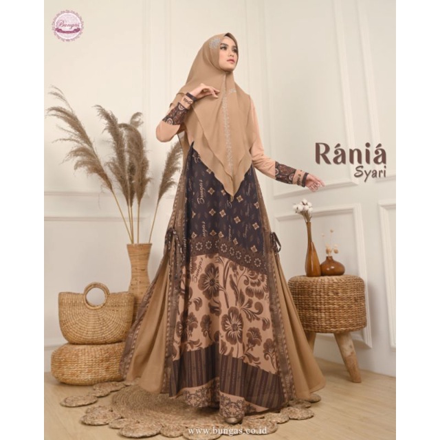 NEW (COD) Gamis Syari RANIA By Bungas