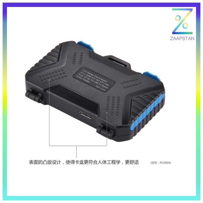 Puluz Tas Kotak Penyimpanan Memory Card Waterproof - PU5002 - Black