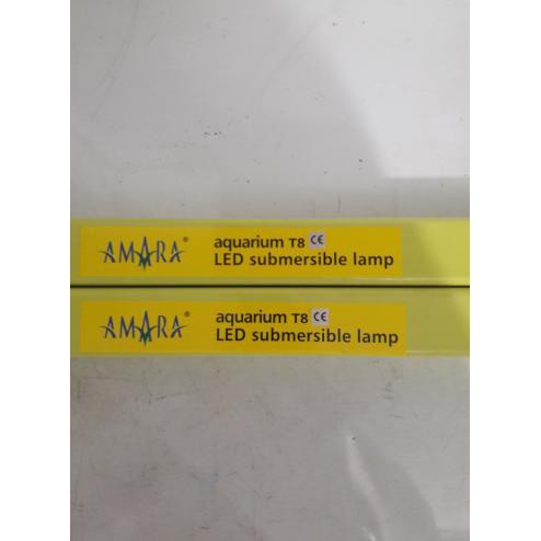 dipesan Amara T8 Led 6w 60cm Red / Lampu celup aquarium Pink unggulan