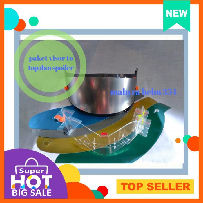 Kaca Flat Tear Off Tear Off Post Spoiler Kyt Rc Seven R10 K2R