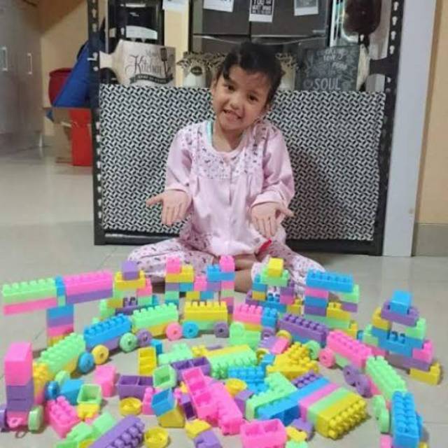 Mainan Mr Block 306 pcs Edukasi - Brick Balok Susun Jumbo Edukatif Anak Laki Perempuan