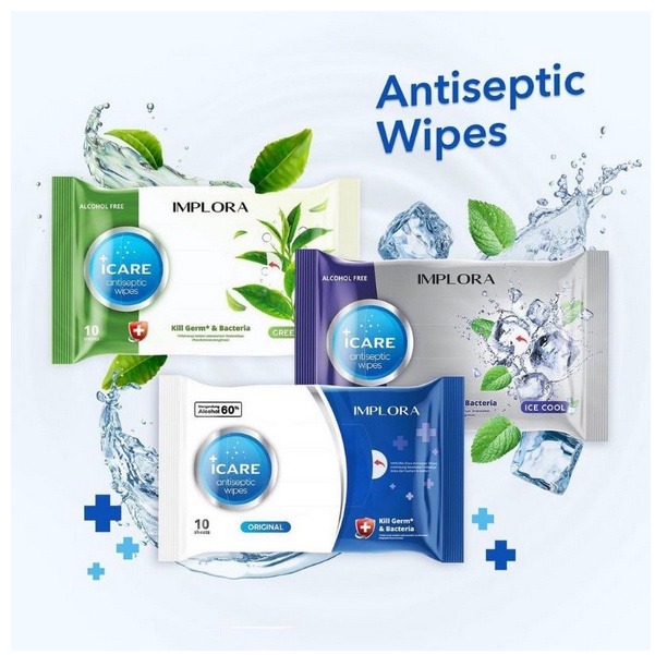 ✨LACIKOSME✨IMPLORA TISSUE BASAH / IMPLORA ANTISEPTIC WIPES /IMPLORA ANTISEPTIK