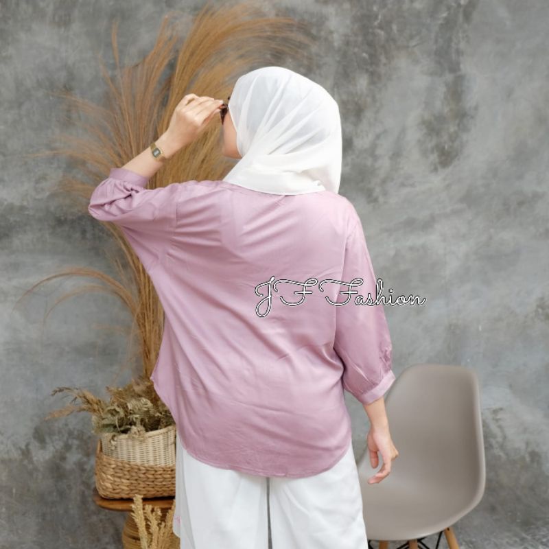 ZIVA BLOUSE OVERSIZE (JUMBO/LD ±130cm) RAYON TWILL PREMIUM