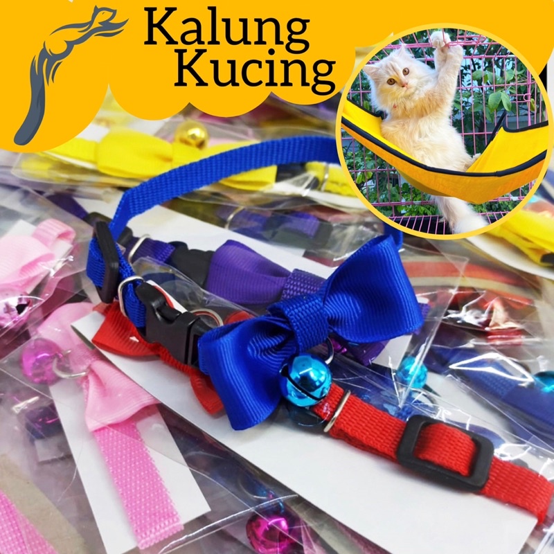 KALUNG KUCING PITA ANJING KELINCI KALUNG LONCENG KUCING ANJING KELINCI MUSANG KALUNG LUCU KALUNG MOTIF KUCING KALUNG PITA KUCING DLL