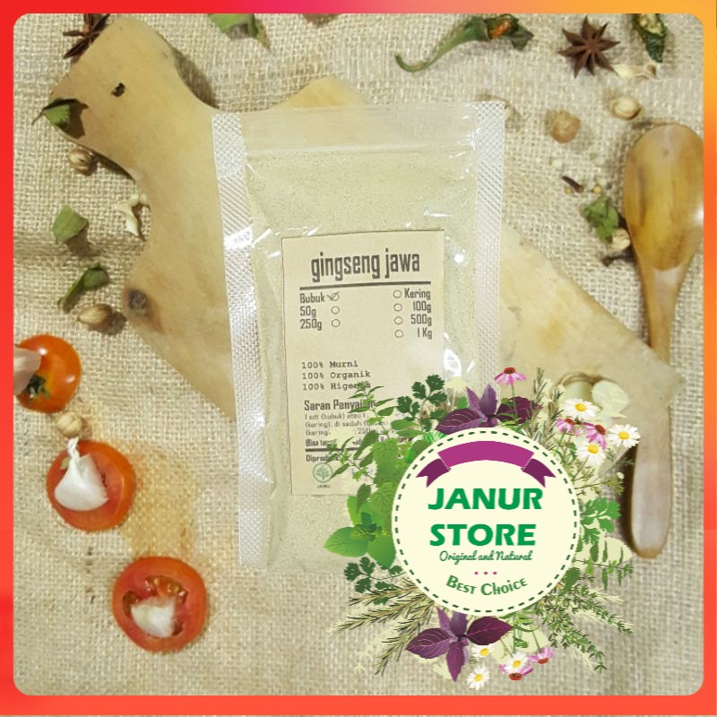 

GRADE A - GINGSENG JAWA BUBUK 500 GRAM - Talinum Paniculatum - MURNI