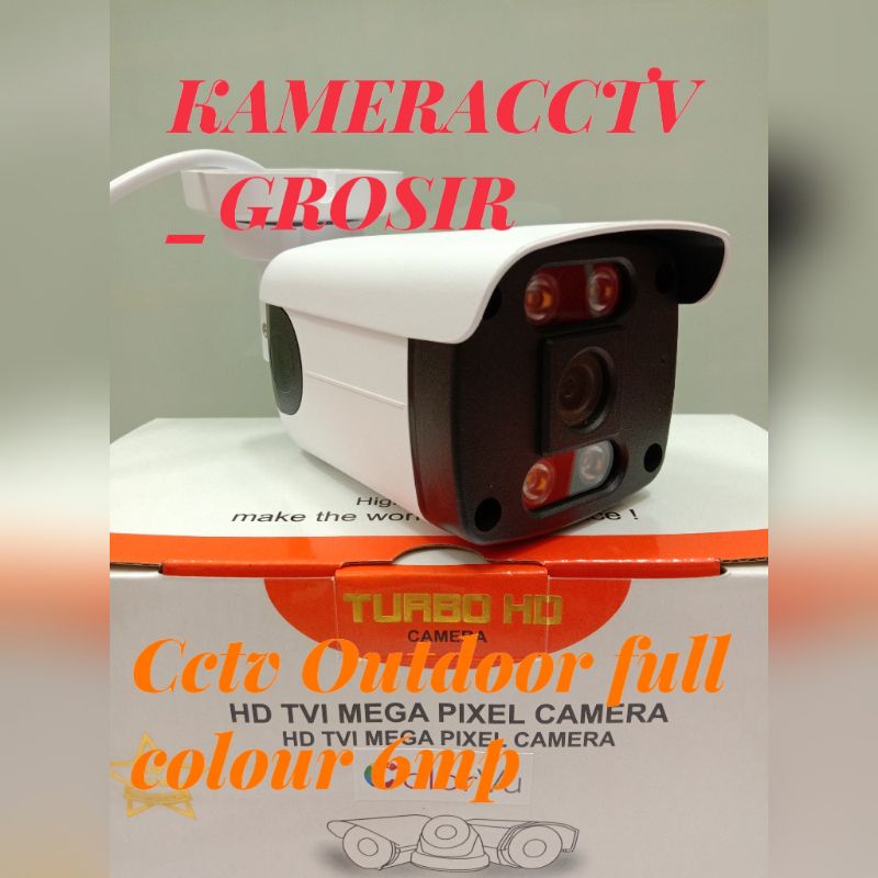 CCTV OUTDOOR TURBO HD FULL COLOUR 6MP COLORVU